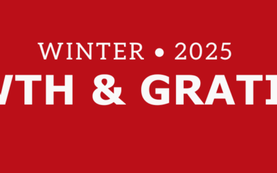 Winter Newsletter: Growth & gratitude